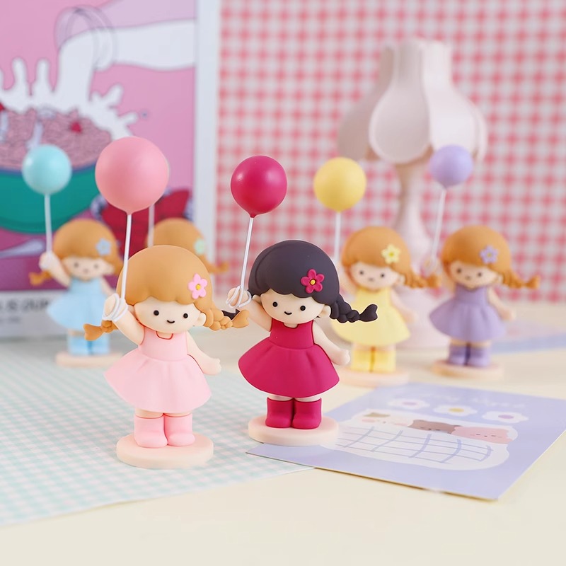 Plant Parent Gifts - 女の子のためのプリンセスケーキトッパー、ハッピーバースデーギフト、フラワーギフトボックス、1歳、ベビーシャワー、パーティーデコレーション、新しい