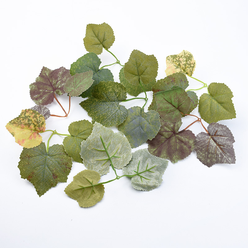 Plant Parent Gifts - 10 個シルクカエデの葉 Diy ウェディングギフト人工植物ホームルーム装飾バレンタインの装飾花花輪花嫁ブローチ