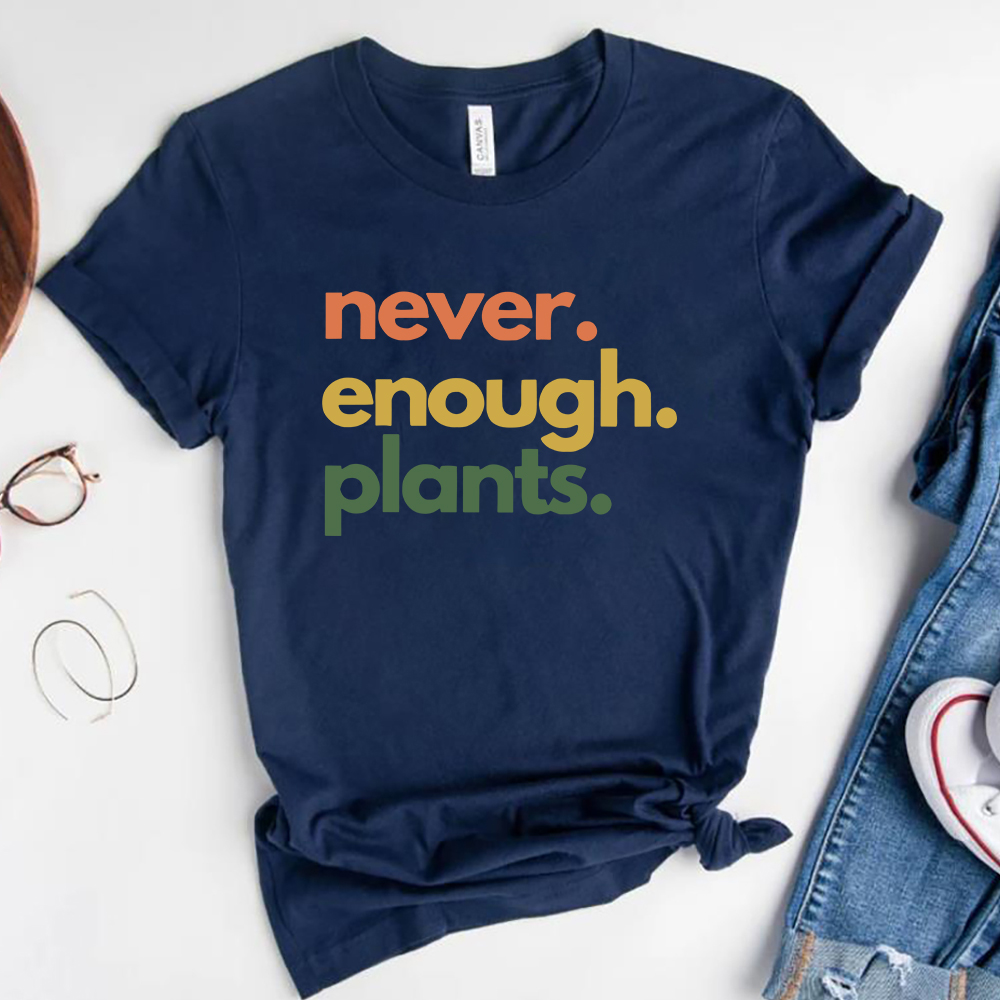 Never Enough Plants シャツ レトロ植物  - Plant Parenthood のレビューと価格