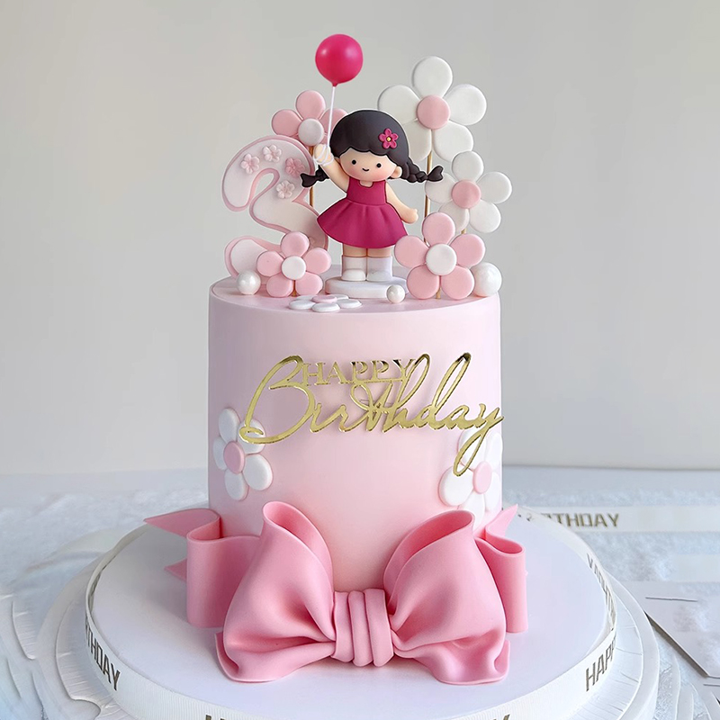 女の子のためのプリンセスケーキトッパー、ハッピーバースデーギ - Plant Parent Gifts のレビューと価格