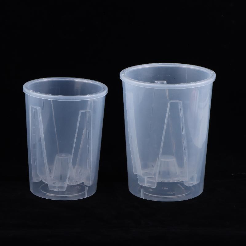 二層式自動散水植木鉢プラスチック透明プランターW穴付き蝶蘭根 - Plant Parent のレビューと価格