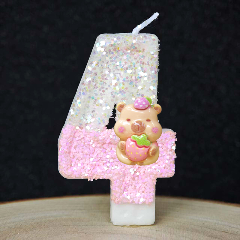 新しいカピバラキャンドルケーキデコレーショントピック0-9数 - Plant Parent Gifts のレビューと価格