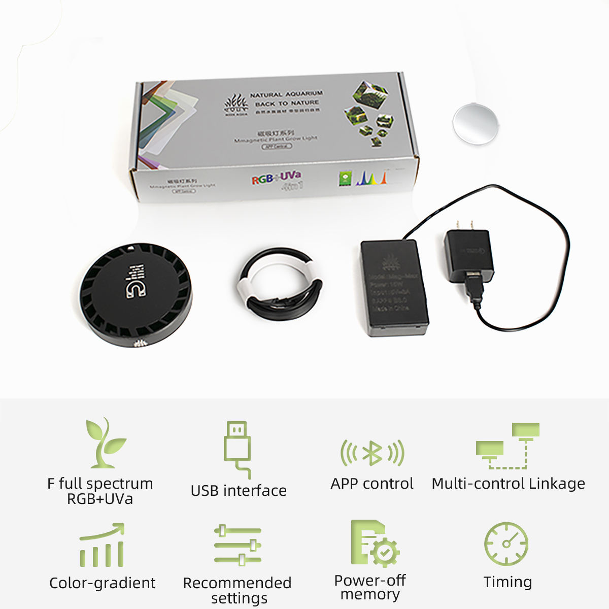 WEEK AQUA Mag-Pro/Max Nano RGB - Plant Parent App のレビューと価格